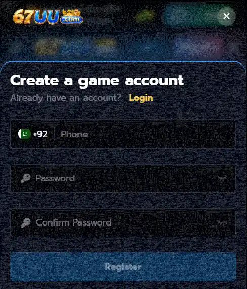 67uu login and register image easysteps